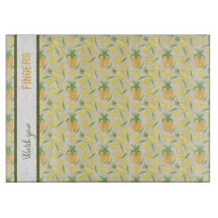Planche À Découper Collection de Motifs de paniers de fruits - Ananas