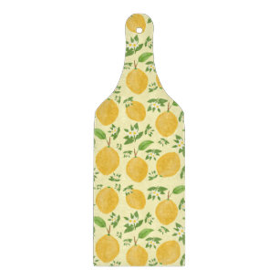 Planche À Découper Collection Lemon Bloom motif jaune