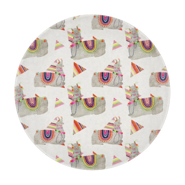 Planche À Découper Collection Llamarama Motif II (Devant)