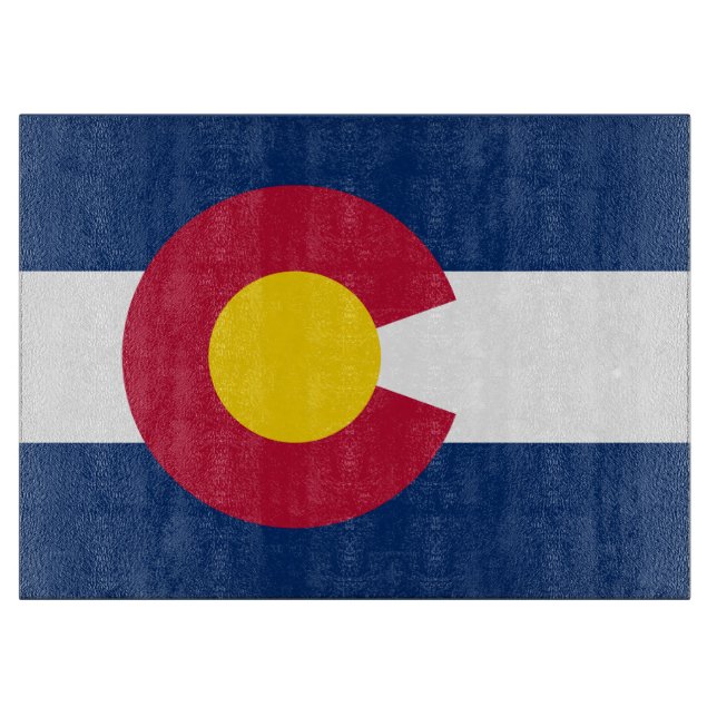 Planche À Découper Colorado : Le drapeau américain du centenaire (Devant)