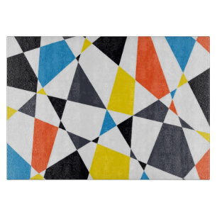 Planche À Découper Coloré, cool, tendance, formes géométriques modern