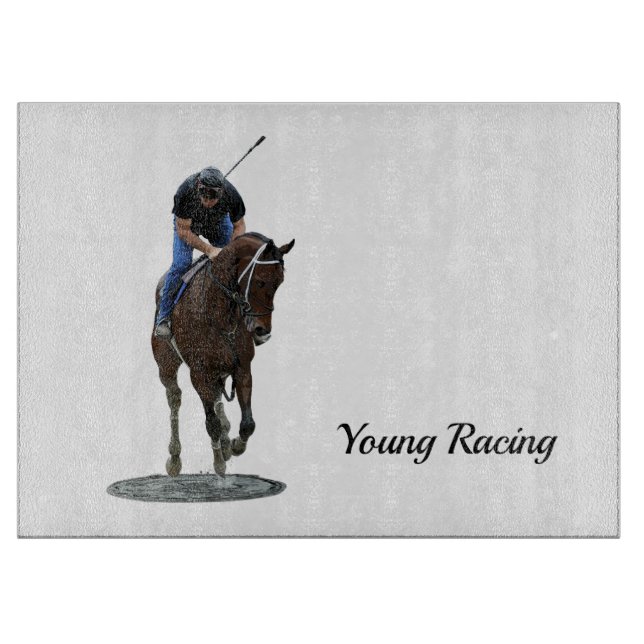 Planche À Découper Commission de découpe de chevaux de race Thoroughb (Devant)