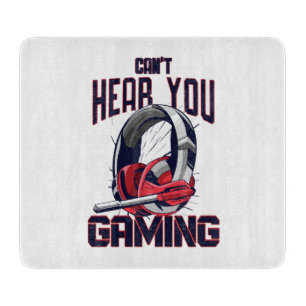 Planche À Découper Conception de jeux avec casque