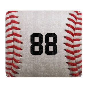 Planche À Découper Conception de joueur de baseball avec numéro de ma