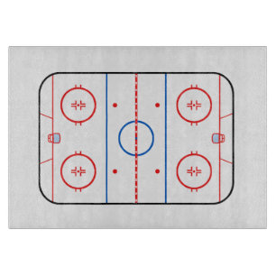 Planche À Découper Conception de match de hockey de diagramme de