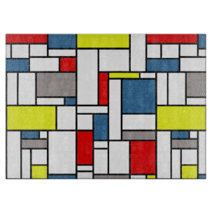Planche À Découper conception de style Mondrian