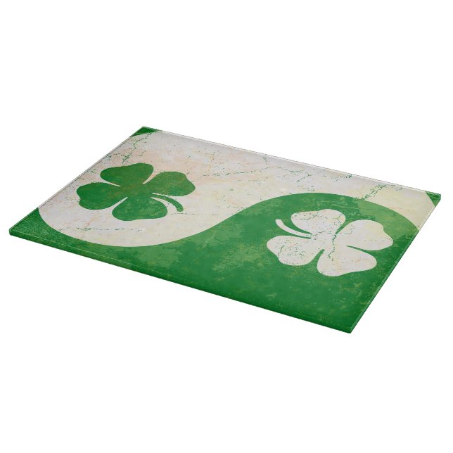 Planche À Découper Conception irlandaise de shamrock de Jour de la (Coin)