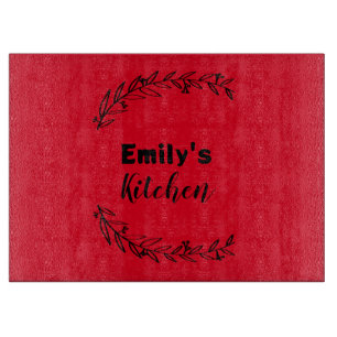 Planche À Découper Conception personnalisée Couleur rouge personnalis