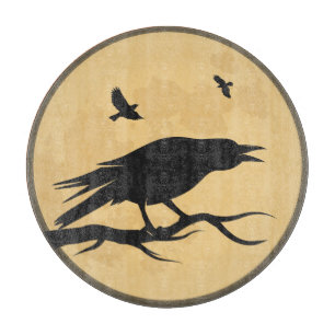 Planche À Découper Conception vintage de silhouette de Halloween