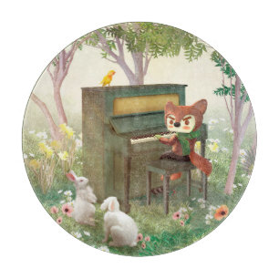 Planche À Découper Concert de piano forestier