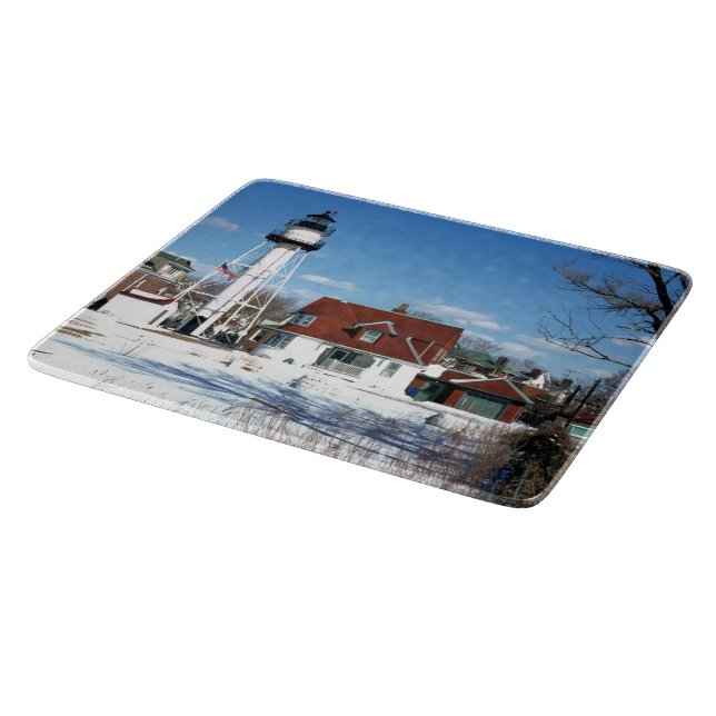 Planche À Découper Coney Island Lighthouse, New York Cutting Board (Coin)