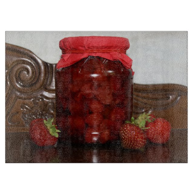 Planche À Découper confiture de fraise (Devant)