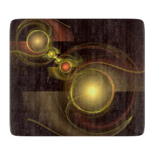 Planche À Découper Connexion intime Rectangle d'art Abstrait