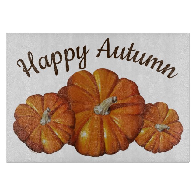 Planche À Découper Conseil de coupe citrouille (Devant)