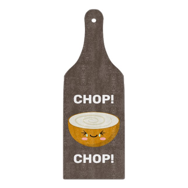 Planche À Découper Conseil de coupe de l'oignon de Kawaii (Devant)