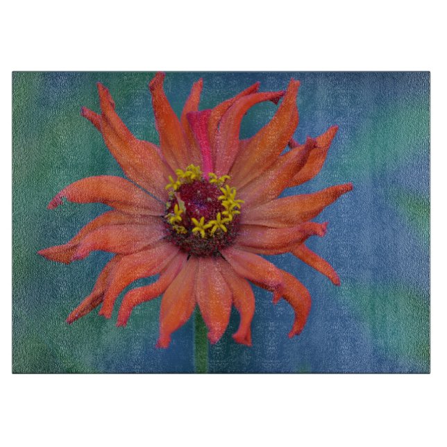 Planche À Découper Conseil de coupe de Zinnia (Devant)