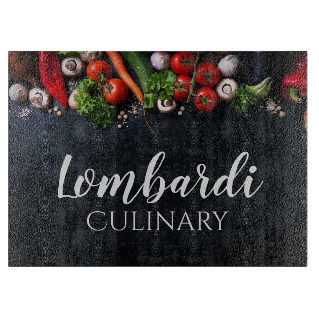 Planche À Découper Conseil de coupe des Légumes de simplicité (Devant)