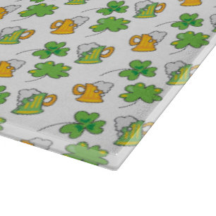 Planche À Découper Conseil de coupe en verre de la Saint-Patrick