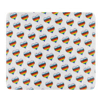 Conseil de coupe Motif Coeur arc-en-ciel