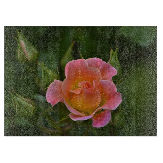 Planche À Découper Conseil de coupe rose (Devant)