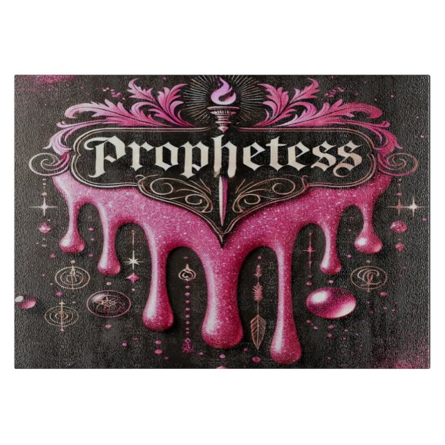 Planche À Découper Conseil de coupe 'The Prophetess' : Préparer avec  (Devant)