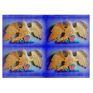 Planche À Découper conseil de taille du verre de 4 aigles d'or
