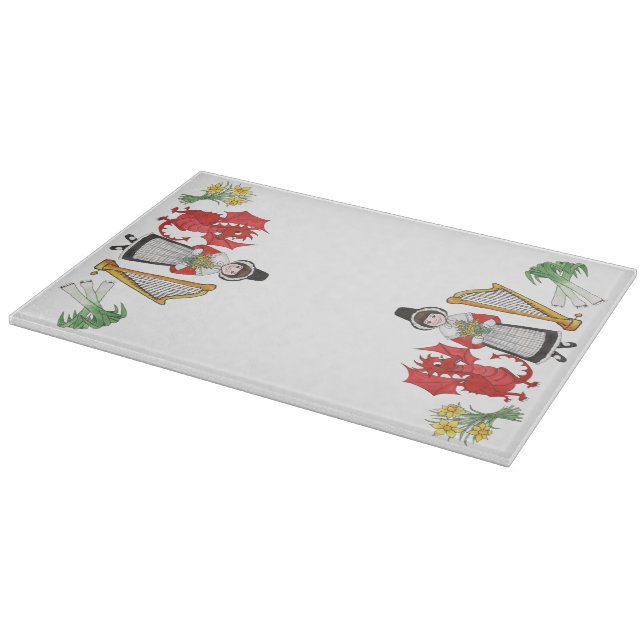 Planche À Découper Conseil de taille du verre : Harpe de poireaux de (Coin)