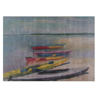 Planche À Découper Conseil KAYAKING de taille du verre de VOYAGE