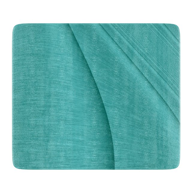 Planche À Découper Contour turquoise (Devant)