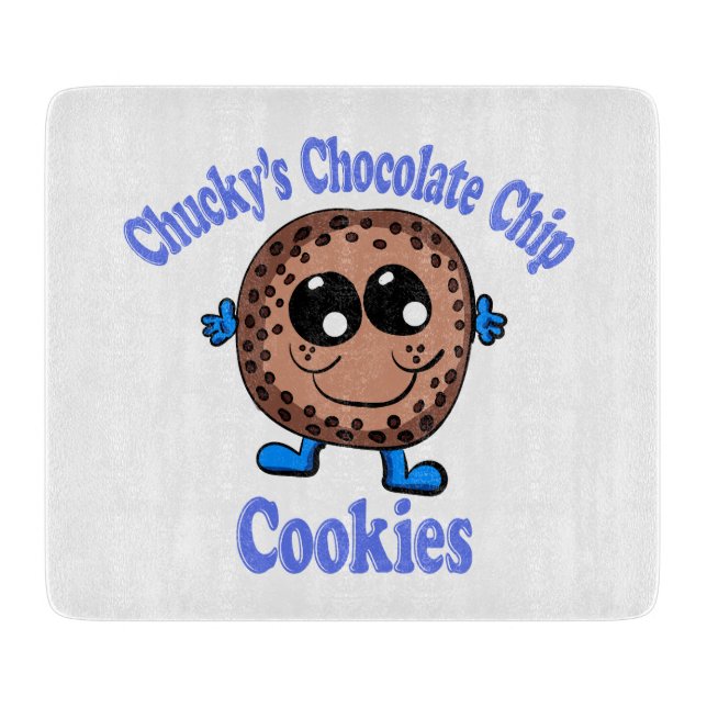 Planche À Découper Cookies aux pépites de chocolat de Chucky (Devant)