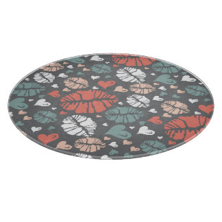 Planche À Découper Copie de baiser et motif de coeur