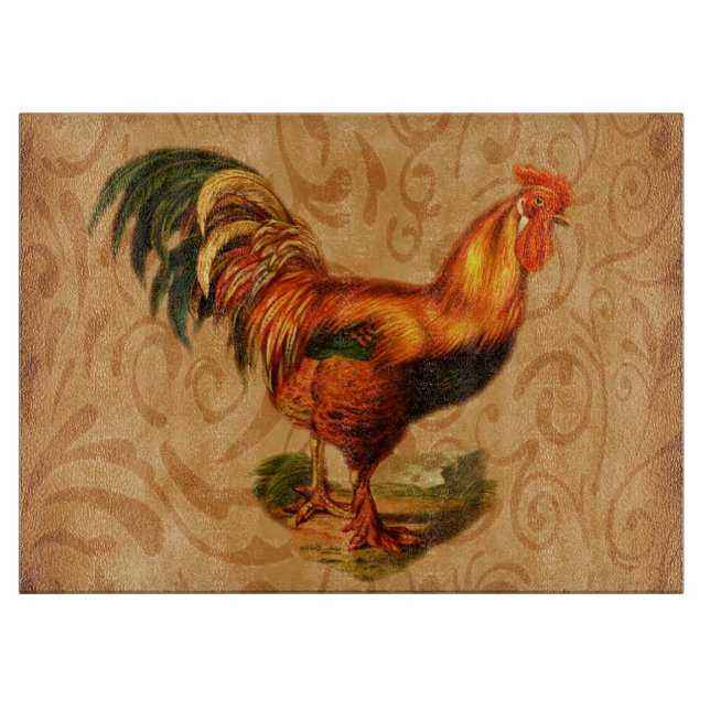Planche À Découper Coq de campagne (Devant)