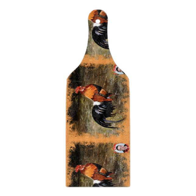 Planche À Découper Coq/Gaulois/Rooster (Devant)