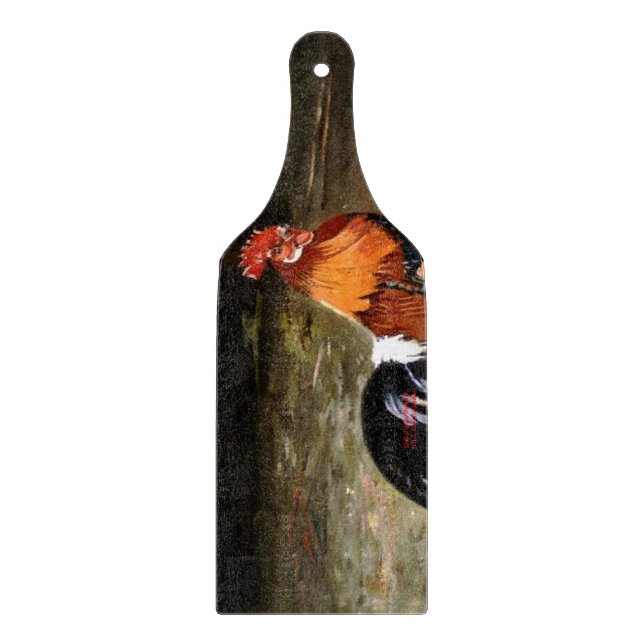 Planche À Découper Coq/Gaulois/Rooster (Devant)