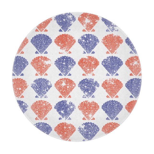 Planche À Découper Coquillages d'Amérique côtière (Devant)