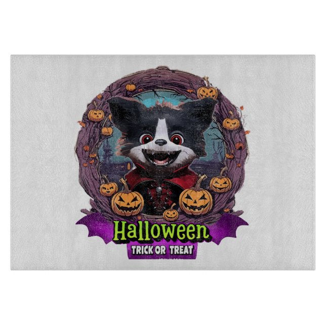 Planche À Découper Costume d'Halloween pour chiots (Devant)