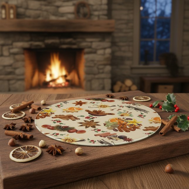 Planche À Découper Cosy Festive Spices & Citrus Holiday (Créateur téléchargé)