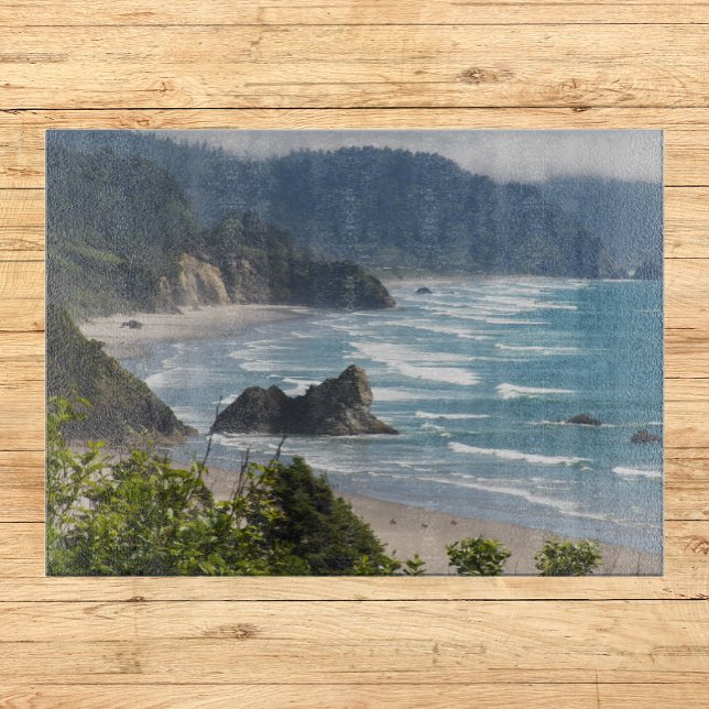 Planche À Découper Côte pittoresque de l'Oregon (In Situ)