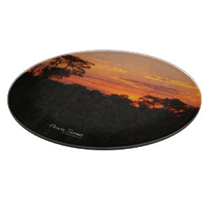 Planche À Découper Coucher de soleil Acacia