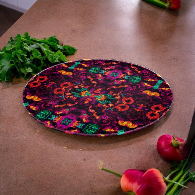 Planche À Découper Couleur Abstraite vive (Chopping Board)