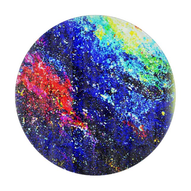 Planche À Découper Couleurs captivantes de l'univers. Commandez dès m (Devant)