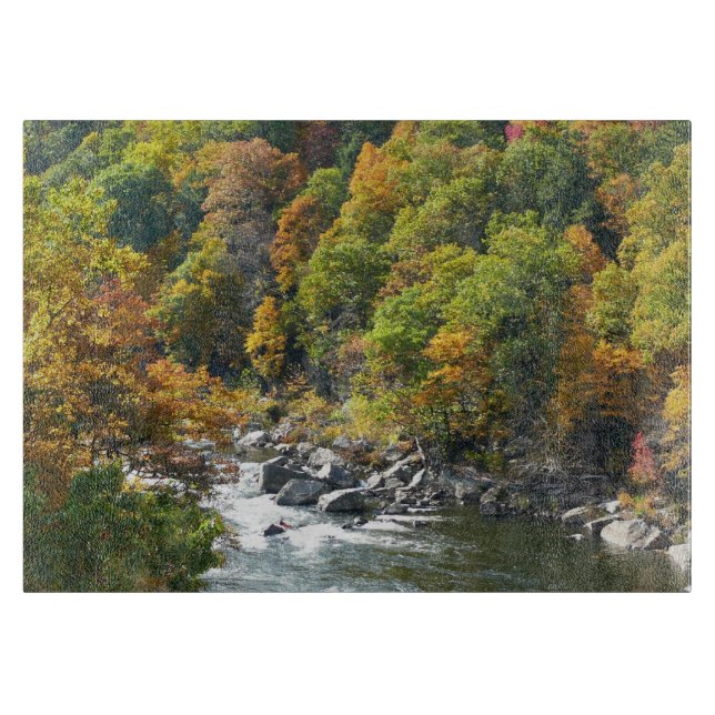 Planche À Découper Couleurs d'automne au parc d'État d'Ohiopyle (Devant)