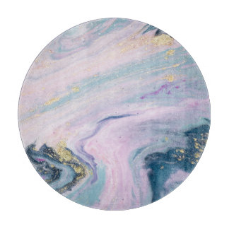 Planche À Découper Couleurs pastel marbrées, arrière - plan de luxe.