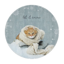 Coupe, Chat d'hiver Laisser Il Neige