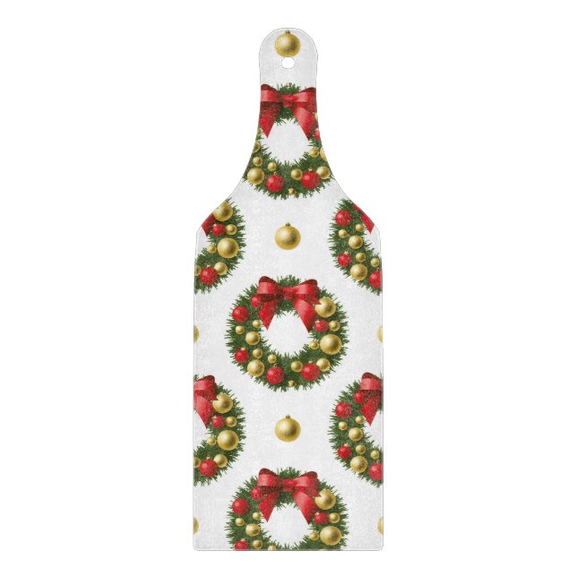 Planche À Découper Couronnes de Noël (Devant)