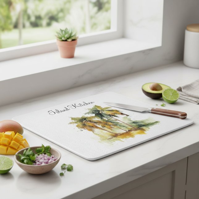 Planche À Découper Couvert de verdure émeraude, personnalisé (Créateur téléchargé)