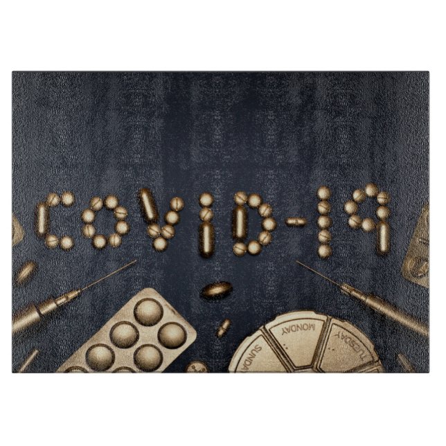 Planche À Découper Covid-19 (Devant)