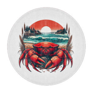 Planche À Découper crabe côtier/marin du Maine