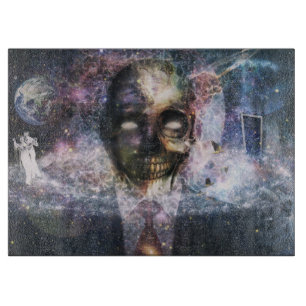Planche À Découper Crâne de galaxie