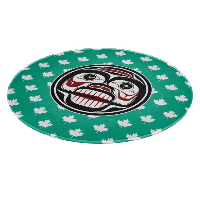 Planche À Découper Crâne de pleurs de l'art rouge amérindien (Coin)